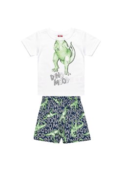 Komplet chłopięcy t-shirt i spodenki Dino Mood ze sklepu 5.10.15 w kategorii Komplety niemowlęce - zdjęcie 165180221