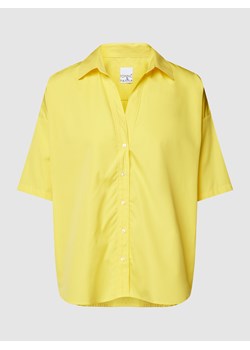 Bluzka o kroju oversized z czystej bawełny z wykładanym kołnierzem ze sklepu Peek&Cloppenburg  w kategorii Koszule damskie - zdjęcie 165193492
