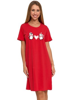 Koszula nocna damska świąteczna PDK3000-009, Kolor czerwony, Rozmiar S, Moraj ze sklepu Primodo w kategorii Koszule nocne - zdjęcie 165214600