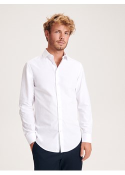 Reserved - Koszula slim fit - biały ze sklepu Reserved w kategorii Koszule męskie - zdjęcie 165222113