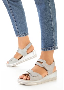 Szare sandały damskie Lalania ze sklepu Zapatos w kategorii Sandały damskie - zdjęcie 165297213