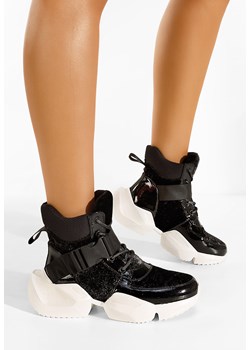 Czarne sneakersy wysokie Caserio V5 ze sklepu Zapatos w kategorii Buty sportowe damskie - zdjęcie 165297403