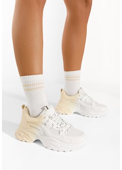 Białe sneakersy damskie Chrystelle  V3 ze sklepu Zapatos w kategorii Buty sportowe damskie - zdjęcie 165297823