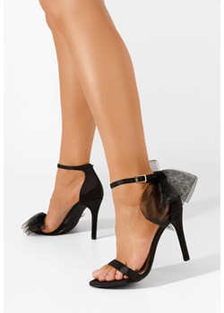 Czarne sandały na szpilce Feneta ze sklepu Zapatos w kategorii Sandały damskie - zdjęcie 165298170