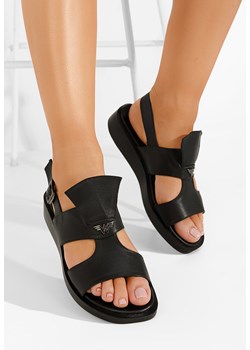 Czarne sandały damskie Meriva V3 ze sklepu Zapatos w kategorii Sandały damskie - zdjęcie 165299011