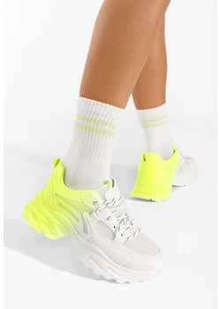 Białe sneakersy damskie Chrystelle  V2 ze sklepu Zapatos w kategorii Buty sportowe damskie - zdjęcie 165299351