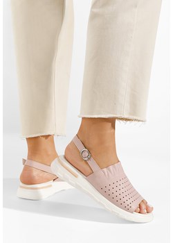 Różowe sandały damskie Cardia ze sklepu Zapatos w kategorii Sandały damskie - zdjęcie 165301023