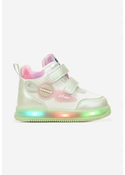 Zielone Buty Sportowe LED Caniopis ze sklepu born2be.pl w kategorii Buty sportowe dziecięce - zdjęcie 165302993