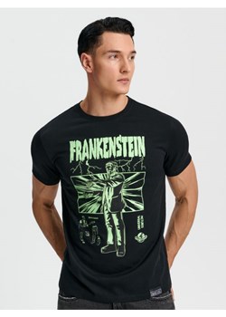 Sinsay - Koszulka Frankenstein - czarny ze sklepu Sinsay w kategorii T-shirty męskie - zdjęcie 165303831