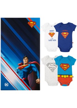 Zestaw 4x Body niemowlęce Warner Bros Superman ze sklepu Sklep SOXO w kategorii Body niemowlęce - zdjęcie 165311822