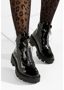 Czarne botki damskie skórzane Velora V3 ze sklepu Zapatos w kategorii Botki - zdjęcie 165312760