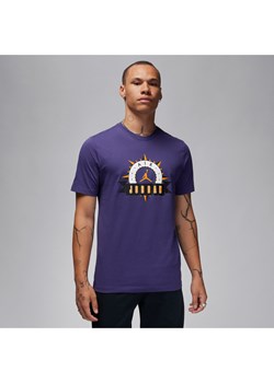 T-shirt męski Jordan Flight MVP - Fiolet ze sklepu Nike poland w kategorii T-shirty męskie - zdjęcie 165316763