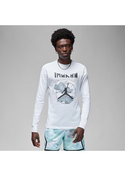 Męski T-shirt z długim rękawem Jordan Sport - Biel ze sklepu Nike poland w kategorii T-shirty męskie - zdjęcie 165317014
