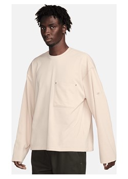 Męska koszulka z długim rękawem Nike Sportswear Dri-FIT Tech Pack - Brązowy ze sklepu Nike poland w kategorii T-shirty męskie - zdjęcie 165317070