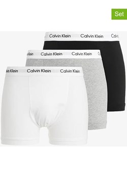 CALVIN KLEIN UNDERWEAR Bokserki (3 pary) w kolorze białym, jasnoszarym i czarnym ze sklepu Limango Polska w kategorii Majtki męskie - zdjęcie 165318260
