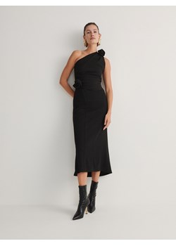Reserved - Spódnica z przeszyciami - czarny ze sklepu Reserved w kategorii Spódnice - zdjęcie 165334173