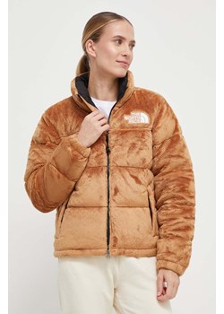 The North Face kurtka puchowa damska kolor beżowy zimowa ze sklepu ANSWEAR.com w kategorii Kurtki damskie - zdjęcie 165342474