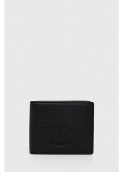 Marc O&apos;Polo portfel skórzany męski kolor czarny ze sklepu ANSWEAR.com w kategorii Portfele męskie - zdjęcie 165343400