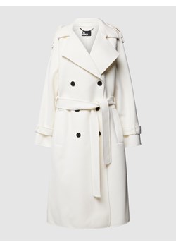 Płaszcz z mieszanki żywej wełny z wiązanym paskiem ze sklepu Peek&Cloppenburg  w kategorii Płaszcze damskie - zdjęcie 165345230