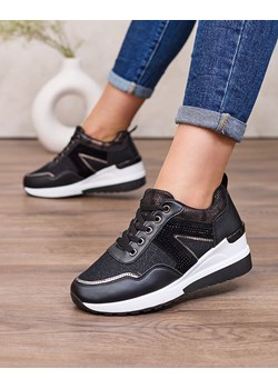 Royalfashion Sportowe sneakersy damskie na koturnie Lacyrllia ze sklepu royalfashion.pl w kategorii Buty sportowe damskie - zdjęcie 165354813