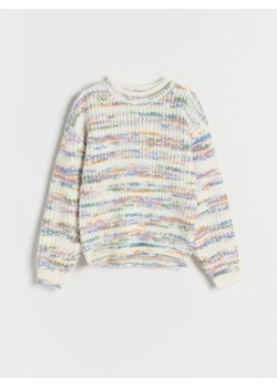 Reserved - Sweter z dodatkiem wełny - wielobarwny ze sklepu Reserved w kategorii Swetry dziewczęce - zdjęcie 165355301