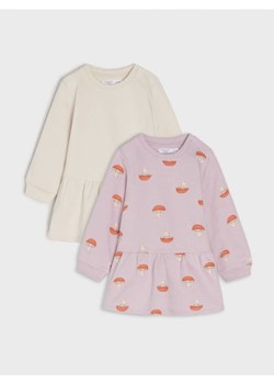 Sinsay - Sukienki 2 pack - fioletowy ze sklepu Sinsay w kategorii Sukienki niemowlęce - zdjęcie 165378071