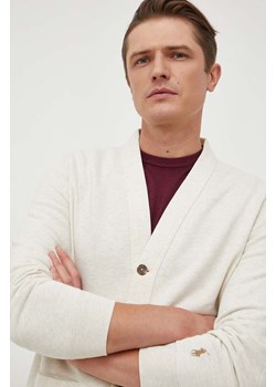 Polo Ralph Lauren bluza męska kolor beżowy gładka ze sklepu ANSWEAR.com w kategorii Bluzy męskie - zdjęcie 165378544
