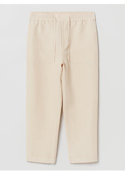 STEFANEL Spodnie w kolorze beżowym ze sklepu Limango Polska w kategorii Spodnie damskie - zdjęcie 165382764