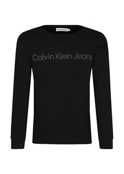 CALVIN KLEIN JEANS Bluza RAISED INST. LOGO FLEECE CN | Regular Fit ze sklepu Gomez Fashion Store w kategorii Bluzy chłopięce - zdjęcie 165383044