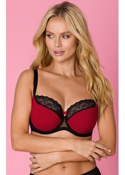 Biustonosz półusztywniany semi-soft czerwony VB-453, Kolor czerwony, Rozmiar 70F, Vena - id: 179345 - marki Vena - 165392851 Biustonosz półusztywniany semi-soft czerwony VB-453, Kolor czerwony, Rozmiar 70F, Vena ze sklepu Intymna w kategorii Biustonosze - zdjęcie 165392851