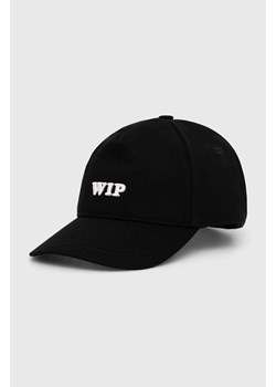 Carhartt WIP czapka z daszkiem bawełniana kolor czarny z aplikacją ze sklepu PRM w kategorii Czapki z daszkiem damskie - zdjęcie 165392961