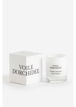 H & M - Świeca zapachowa w szklanym pojemniku - Biały ze sklepu H&M w kategorii Świece i dyfuzory - zdjęcie 165394760