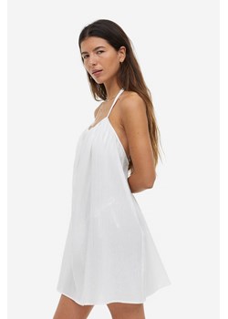 H & M - Bawełniana sukienka plażowa - Biały ze sklepu H&M w kategorii Odzież plażowa - zdjęcie 165394993
