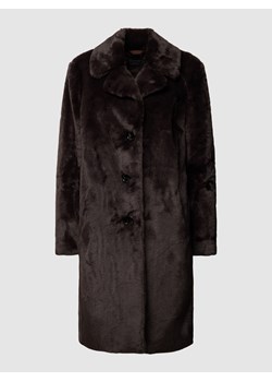 Płaszcz z obszyciem ze sztucznego futra ze sklepu Peek&Cloppenburg  w kategorii Futra damskie - zdjęcie 165398340