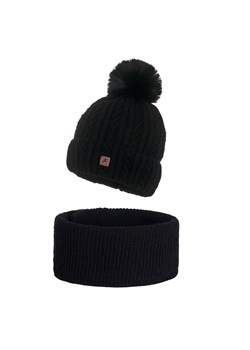 Zimowy komplet Damski ze sklepu JK-Collection w kategorii Komplety czapka i szalik damskie - zdjęcie 165401802