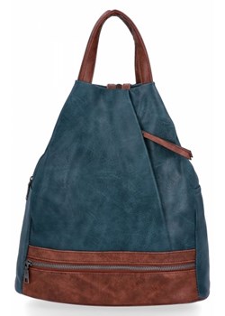 Miejski Plecak Damski firmy Herisson Morski (kolory) ze sklepu torbs.pl w kategorii Plecaki - zdjęcie 165405342