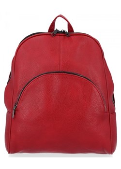 Plecaczek Damski Herisson Czerwony ze sklepu torbs.pl w kategorii Plecaki - zdjęcie 165410364