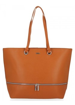 Klasyczna torebka damska David Jones Ruda ze sklepu torbs.pl w kategorii Torby Shopper bag - zdjęcie 165411440