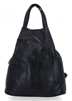 Uniwersalny Plecak Damski firmy Herisson Czarny (kolory) ze sklepu torbs.pl w kategorii Torby Shopper bag - zdjęcie 165415502