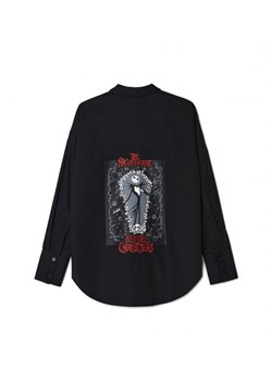 Cropp - Czarna koszula Miasteczko Halloween - czarny ze sklepu Cropp w kategorii Koszule damskie - zdjęcie 165416992