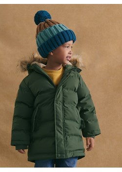 Reserved - Ocieplana kurtka z kapturem - zielony ze sklepu Reserved w kategorii Kurtki chłopięce - zdjęcie 165418892