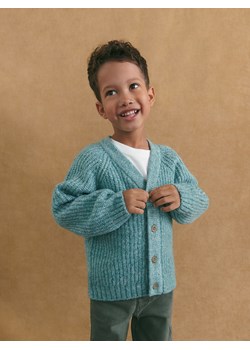 Reserved - Melanżowy kardigan - turkusowy ze sklepu Reserved w kategorii Bluzy i swetry - zdjęcie 165418921