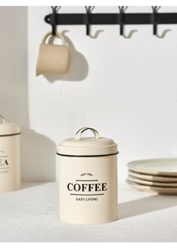 Sinsay - Pojemnik na kawę - kremowy ze sklepu Sinsay w kategorii Pojemniki kuchenne - zdjęcie 165419823