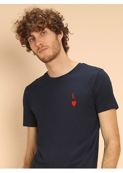 WOOOP Koszulka &quot;King&quot; w kolorze granatowym ze sklepu Limango Polska w kategorii T-shirty męskie - zdjęcie 165424684