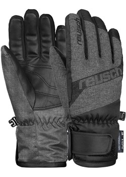 Reusch Rękawiczki narciarskie &quot;Dario R-TEX® XT Junior&quot; w kolorze czarno-szarym ze sklepu Limango Polska w kategorii Rękawiczki dziecięce - zdjęcie 165425044