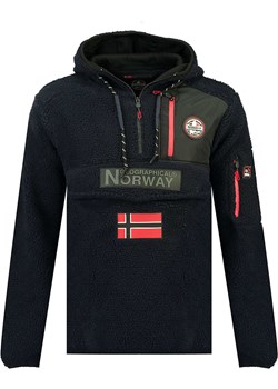 Geographical Norway Bluza polarowa &quot;Terifique&quot; w kolorze granatowym ze sklepu Limango Polska w kategorii Bluzy męskie - zdjęcie 165425120