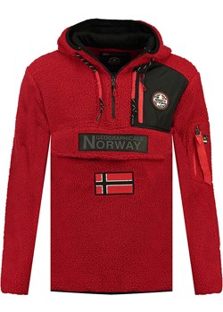 Geographical Norway Bluza polarowa &quot;Terifique&quot; w kolorze czerwonym ze sklepu Limango Polska w kategorii Bluzy męskie - zdjęcie 165425123