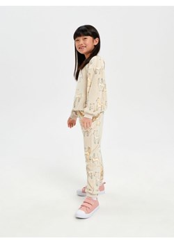 Sinsay - Spodnie dresowe - kremowy ze sklepu Sinsay w kategorii Spodnie dziewczęce - zdjęcie 165427140