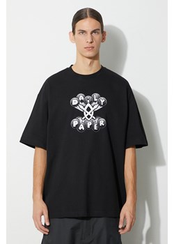 Daily Paper t-shirt bawełniany Omar męski kolor czarny z nadrukiem 2323063 ze sklepu PRM w kategorii T-shirty męskie - zdjęcie 165431504