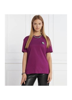 Karl Lagerfeld T-shirt ikonik 2.0 | Oversize fit ze sklepu Gomez Fashion Store w kategorii Bluzki damskie - zdjęcie 165432240